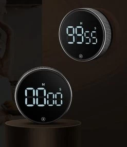 Merkloos Digitale Kookwekker Zwart Van METU-Online - Smart Timer - LED Display - Magnetisch Met Handige Draaiknop - Barbecue Kookwekker Magneet - BBQ Wekker -Keukenbarbecue 1035x1200 3