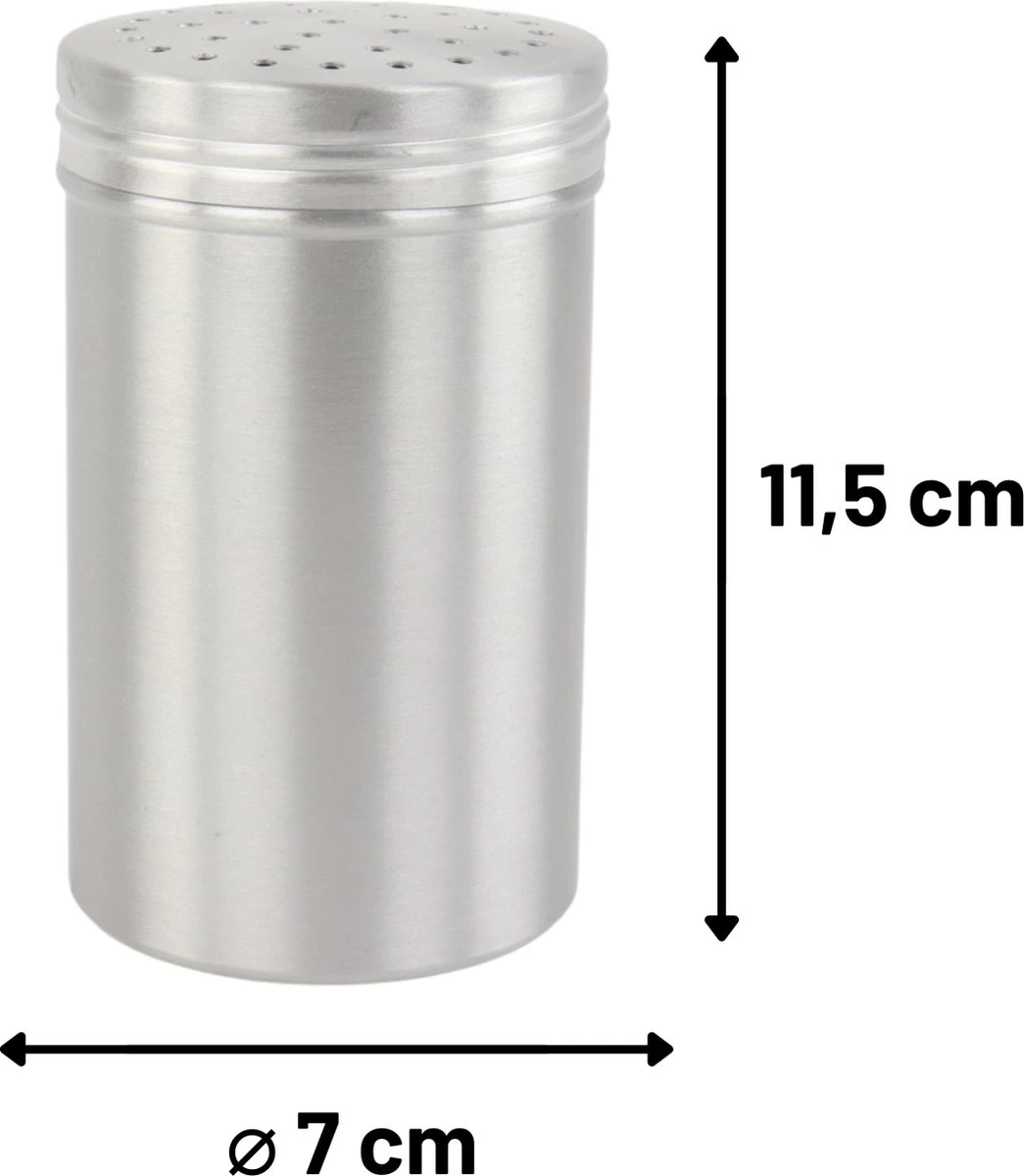 Orange85 Zoutstrooier - Professioneel - Horeca - Aluminium 5 Orange85 Zoutstrooier - Professioneel - Horeca - Aluminium - Afbeelding 3