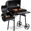 El Fuego Dakota - Barbecue - Smoker - Zwart - Grilloppervlak 66 X 41 Cm - Afmeting 132,5 X 66 X 122 Cm -Keukenbarbecue 1050x1200