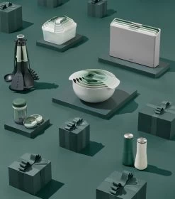 Elevate Carroussel Keukenhulp Set, 6-delig, Groen - Joseph Joseph | Editions Sage -Keukenbarbecue 1060x1200 2