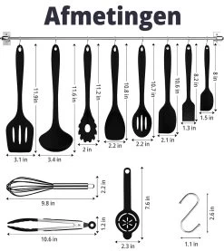 MK - Kookgerei - Keukengerei Kitchen Set - 33 Delige Set - Hittebestendig - Siliconen - BPA Vrij - 2023 Model -Keukenbarbecue 1070x1200 4