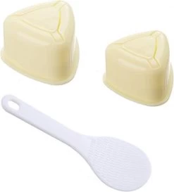 Onigiri Suhsi Mal - Sushi Vorm - Sushi Maker Onigiri - Sushi Maken Incl. 2 Pack - 1 Lepel -Extra Bonus 12 Zakken&Stickers -Keukenbarbecue 1087x1200