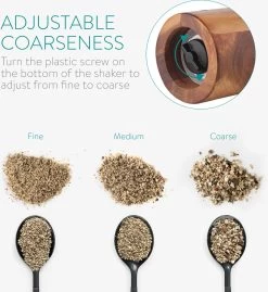 Navaris Zout En Pepermolen Set - Handmatige Molen Met Instelbaar Keramisch Maalwerk - Navulbaar En Duurzaam - Gemaakt Van Acaciahout 16 Navaris Zout En Pepermolen Set - Handmatige Molen Met Instelbaar Keramisch Maalwerk - Navulbaar En Duurzaam - Gemaakt Van Acaciahout -Keukenbarbecue 1100x1200 1