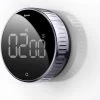 Merkloos Magnetische Timer - Digitale LED Display Stopwatch - Interval Muurklok - Douchetimer - Kookwekker - Cool En Stijlvol