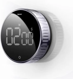 Merkloos Magnetische Timer - Digitale LED Display Stopwatch - Interval Muurklok - Douchetimer - Kookwekker - Cool En Stijlvol