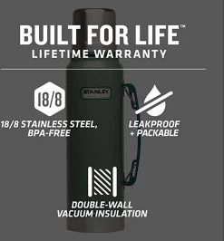 Stanley The Legendary Classic Bottle 0,75L - Thermosfles - Hammertone Green -Keukenbarbecue 1113x1200 2