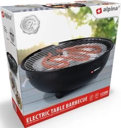 Alpina Elektrische BBQ - Tafel-Barbecue - Geen Rook - Binnen Barbecueën - 1250W - Ø 30 Cm - Zwart 20 Alpina Elektrische BBQ - Tafel-Barbecue - Geen Rook - Binnen Barbecueën - 1250W - Ø 30 Cm - Zwart -Keukenbarbecue 1137x1200 3