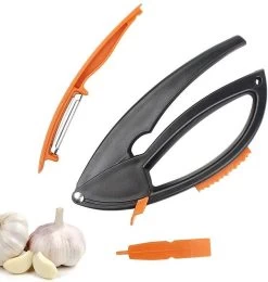 Merkloos Knoflookpers/Aardappel Schiller/Vlees Hamer - 3 In 1 - Vaatwasser Bestendig - Zwart/Oranje 9 Merkloos Knoflookpers/Aardappel Schiller/Vlees Hamer - 3 In 1 - Vaatwasser Bestendig - Zwart/Oranje -Keukenbarbecue 1140x1200 1