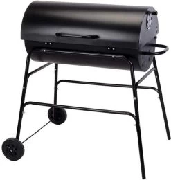 BBQ XL Houtskoolbarbecue - Cilindervorm - Grilloppervlak (LxB) 71 X 35 Cm - Zwart -Keukenbarbecue 1141x1200 1