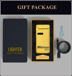 MELTAZO Elektrische Aansteker, Aansteker Gas, Electric Lighter, Gasaansteker Navulbaar, Elektronische Aansteker, Aansteker Plasma, Aansteker Vuurwerk, USB Aansteker Plasma, 2-in-1 Aansteker Voor Sigaretten Camping Kaarsen - 2023 Editie -Keukenbarbecue 1142x1200 2