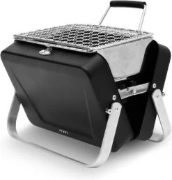 Mikamax Draagbare Mini BBQ - Barbecue - 's Werelds Kleinste Barbecue - Past In Je Broekzak - 18 × 6 × 15,5 Cm - 714 Gram - Mat Zwart -Keukenbarbecue 1148x1200 1