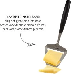 Boska Kaasschaaf Milano+ - Kaasschaaf Voor Harde Kaas - Vaatwasserbestendig - Kaasschaaf Zwart - Cadeautips - Keukengerei - Keuken Accessoires - 10 Jaar Garantie -Keukenbarbecue 1148x1200 3