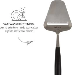 Boska Kaasschaaf Milano+ - Kaasschaaf Voor Harde Kaas - Vaatwasserbestendig - Kaasschaaf Zwart - Cadeautips - Keukengerei - Keuken Accessoires - 10 Jaar Garantie -Keukenbarbecue 1149x1200 4