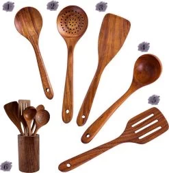 Luverno® - Keukengerei Set - 6 Delig - Teakhout - Keukenset - Keukengerei - Keukengerei Set Met Houder - Keukengerei Houder - Spatelpot - Bruin 16 Luverno® - Keukengerei Set - 6 Delig - Teakhout - Keukenset - Keukengerei - Keukengerei Set Met Houder - Keukengerei Houder - Spatelpot - Bruin -Keukenbarbecue 1174x1200 2