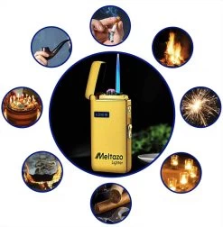 MELTAZO Elektrische Aansteker, Aansteker Gas, Electric Lighter, Gasaansteker Navulbaar, Elektronische Aansteker, Aansteker Plasma, Aansteker Vuurwerk, USB Aansteker Plasma, 2-in-1 Aansteker Voor Sigaretten Camping Kaarsen - 2023 Editie -Keukenbarbecue 1176x1200 1