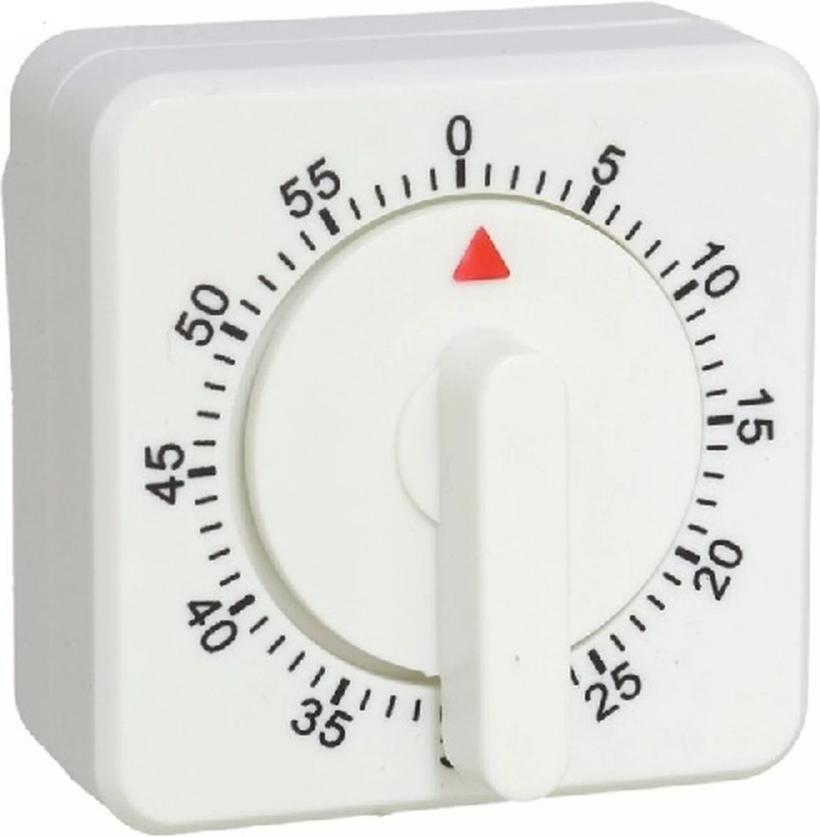 Gerimport - Kookwekker - Eierwekker - Analoog - Wit - Vierkant 3 Gerimport - Kookwekker - Eierwekker - Analoog - Wit - Vierkant