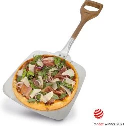 Boska Pizzaschep Barbecue - Kort Handvat - Stabiel - Aluminium - Eikenhout - BBQ Accessoires -Keukenbarbecue 1177x1200 2