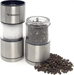 TRUMENI Dubbelzijdige Peper En Zoutmolen Set Inclusief Houder - Handmatige Pepermolen Met Instelbare Maalgraad - 2 Stuks Kruidenmolens 13 TRUMENI Dubbelzijdige Peper En Zoutmolen Set Inclusief Houder - Handmatige Pepermolen Met Instelbare Maalgraad - 2 Stuks Kruidenmolens -Keukenbarbecue 1184x1200 5