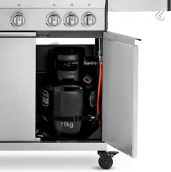 Burnhard Gas BBQ Big FRED Deluxe - 4 Branders - Incl. Keramische Infraroodbrander & Afdekhoes - Deluxe -Keukenbarbecue 1193x1200 3