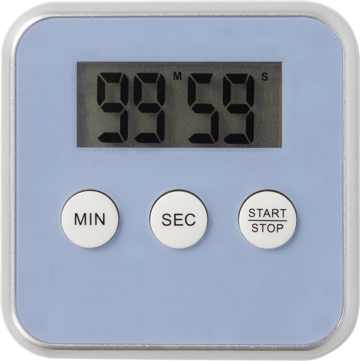 Merkloos Digitale Kookwekker - Magnetisch - Grijs - Inclusief Standaard En Batterij 3 Merkloos Digitale Kookwekker - Magnetisch - Grijs - Inclusief Standaard En Batterij