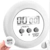 YUNICS® Kookwekker - Douche Timer - Digitaal - Inclusief Batterij - Wit -Keukenbarbecue 1195x1200 13