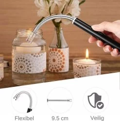Merkloos BBQ Aansteker Oplaadbaar Met Usb Kabel - Elektrische Keuken Aansteker - Flexibele Aansteker - Zwart 11 Merkloos BBQ Aansteker Oplaadbaar Met Usb Kabel - Elektrische Keuken Aansteker - Flexibele Aansteker - Zwart -Keukenbarbecue 1196x1200 4