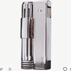 Merkloos Aansteker Metaal In De Kleur Silver Op Benzine