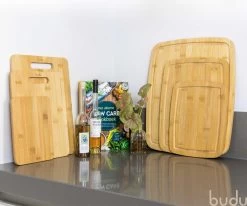 Budu Snijplankenset 3 Stuks - Snijplanken Bamboe - Snijplank Hout - Keukenplanken -Keukenbarbecue 1200x1000 11
