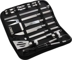 BBQ Barbecuegereedschapset- Barbecuegerei-sets - 20 Delig - Luxe RVS BBQ Accessoires - BBQ Set - BBQ Gereedschap + GRATIS Opbergtas - Barbecue | Grill | Buitenkeuken -Keukenbarbecue 1200x1005 1