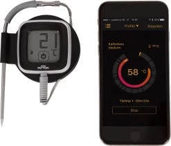 Patton Kamado Houtskool Barbecue - 18" - Grilloppervlak Ø 39 Cm - Met Bluetooth Thermometer - Groen -Keukenbarbecue 1200x1024 2