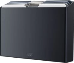 Joseph Joseph JosephJoseph - Folio - Snijplank - In Houder - Groot - Set Van 5 Stuks - Grijs -Keukenbarbecue 1200x1028 7