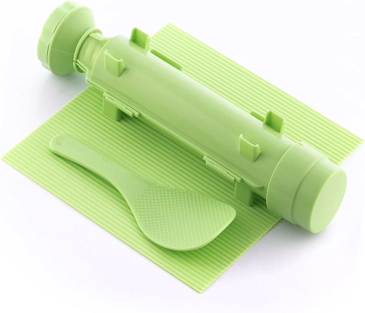 Fabula Sushi Bazooka 3 Delig - Sushi Maker - Sushi Kit - Inclusief Recepten 5 Fabula Sushi Bazooka 3 Delig - Sushi Maker - Sushi Kit - Inclusief Recepten - Afbeelding 3