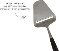 Boska Kaasschaaf Milano+ - Kaasschaaf Voor Harde Kaas - Vaatwasserbestendig - Kaasschaaf Zwart - Cadeautips - Keukengerei - Keuken Accessoires - 10 Jaar Garantie -Keukenbarbecue 1200x1030 6