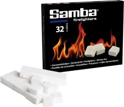 Samba Aanmaakblokjes 32 Stuks Wit Bbq Open Haard