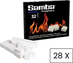 Samba Aanmaakblokjes Wit - Kerosine - 896 Stuks - Omdoos -Keukenbarbecue 1200x1038 1