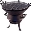 Potkachel Houtskoolbarbecue - 35 Cm - Gietijzer -Keukenbarbecue 1200x1039 3