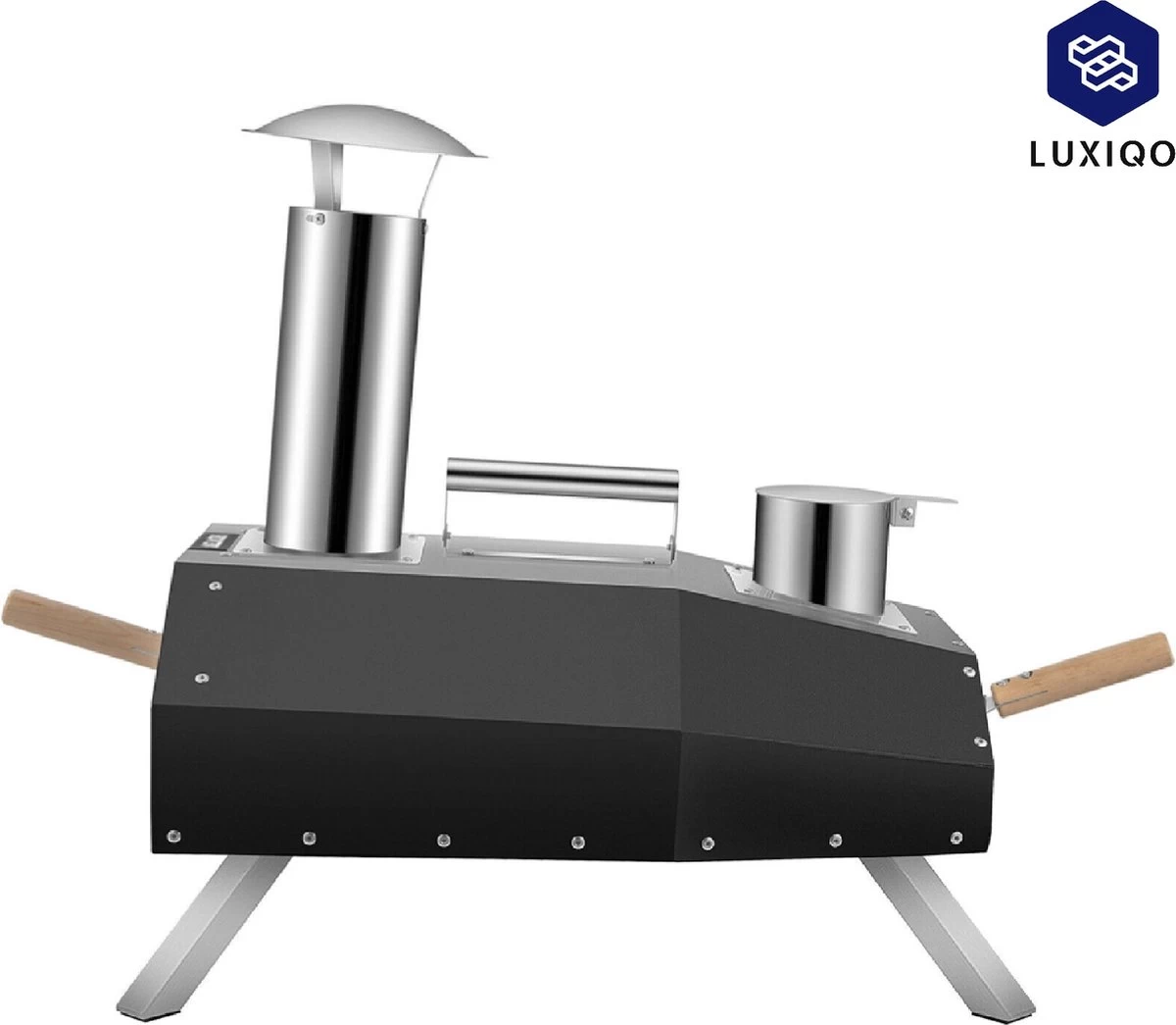 Vevor® Pizza Oven - Professionele Pizza Oven - Buitenkeuken - Pizza Gourmet - Barbecue - RVS - Tot 600°C - Met Draagtas 7 Vevor® Pizza Oven - Professionele Pizza Oven - Buitenkeuken - Pizza Gourmet - Barbecue - RVS - Tot 600°C - Met Draagtas - Afbeelding 5