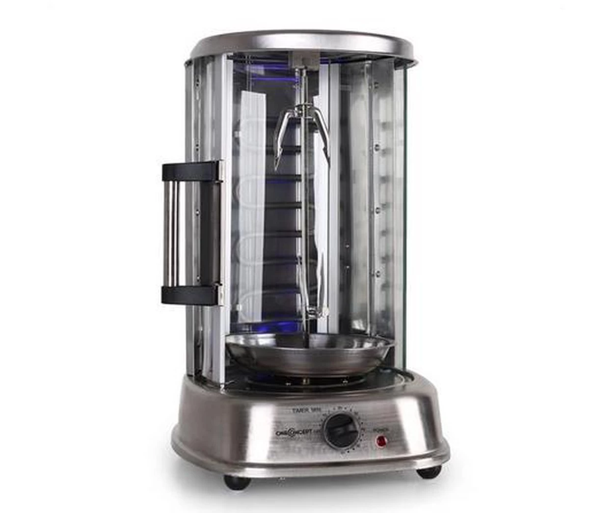 OneConcept Kebab Master Pro Grill Tafelblad Electrisch Roestvrijstaal 4 OneConcept Kebab Master Pro Grill Tafelblad Electrisch Roestvrijstaal - Afbeelding 2