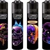 Clipper Classic Large "Skulls #21" Aanstekers (4 Stuks) 2 Clipper Classic Large "Skulls #21" Aanstekers (4 Stuks) -Keukenbarbecue 1200x1053 3