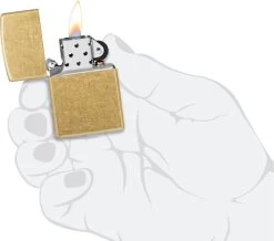 Aansteker Zippo Street Brass -Keukenbarbecue 1200x1059 1