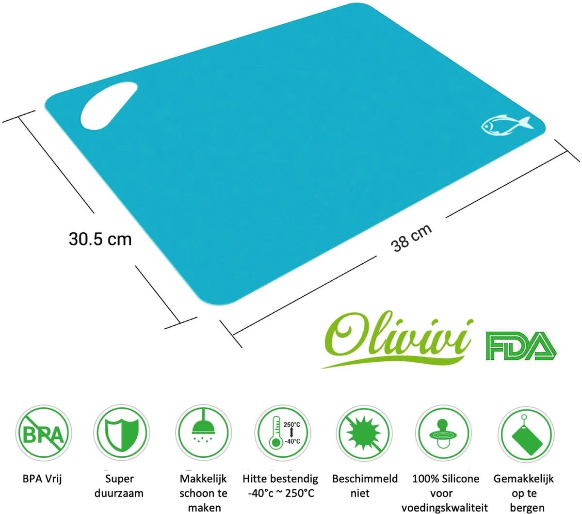 Olivivi - Snijplank Kunststof - Snijplankenset - Snijplanken - Cutting Board - Flexibel - Set 4 Stuks 15 Olivivi - Snijplank Kunststof - Snijplankenset - Snijplanken - Cutting Board - Flexibel - Set 4 Stuks - Afbeelding 13
