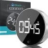 Qlocio Digitale Kookwekker Klok - Keukenwekker - Magnetisch - Zwart -Keukenbarbecue 1200x1071