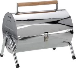 BBQ Collection Houtskoolbarbecue - Cilinder - Chroom -Keukenbarbecue 1200x1072