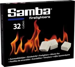 Samba Aanmaakblokjes Wit - Kerosine - 896 Stuks - Omdoos -Keukenbarbecue 1200x1073