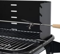 Verrijdbare Barbecue – Houtskool/Briketten - Verstelbare Grillplaat – Houten Tafel – Winscherm – Gewicht 5.9kg 15 Verrijdbare Barbecue – Houtskool/Briketten - Verstelbare Grillplaat – Houten Tafel – Winscherm – Gewicht 5.9kg -Keukenbarbecue 1200x1074 2