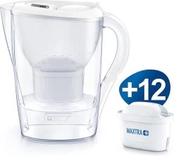 BRITA - Waterfilterkan Marella Cool - Wit - 2,4L + 12 MAXTRA+ Waterfilterpatronen