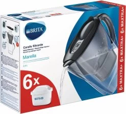 BRITA - Waterfilterkan Marella Cool - Grafiet - 2,4L + 6 MAXTRA+ Waterfilterpatronen -Keukenbarbecue 1200x1082