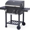 Alice's Garden Houtskool BBQ Bernard - Smoker - Verstelbare Houtskoolbak - Zwart -Keukenbarbecue 1200x1082 5