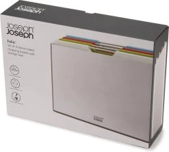 Joseph Joseph JosephJoseph - Folio - Snijplank - In Houder - Medium - Set Van 5 Stuks - Zilver -Keukenbarbecue 1200x1082 6