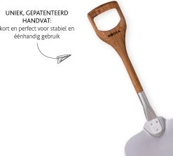 Boska Pizzaschep Barbecue - Kort Handvat - Stabiel - Aluminium - Eikenhout - BBQ Accessoires -Keukenbarbecue 1200x1084 2